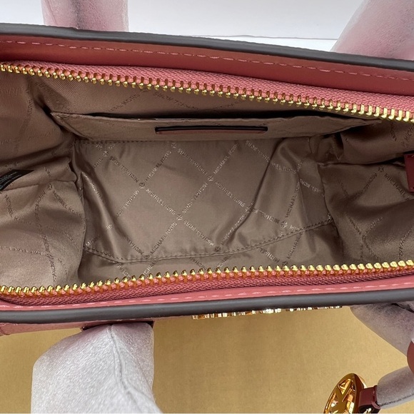 Michael Kors Small Avril Top Zip Satchel Crossbody Bag - Picture 7 of 8